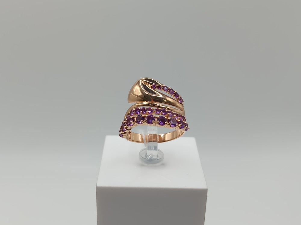 КОЛКМИ585 КОЛЬЦО С КАМНЯМИ (Au 585)