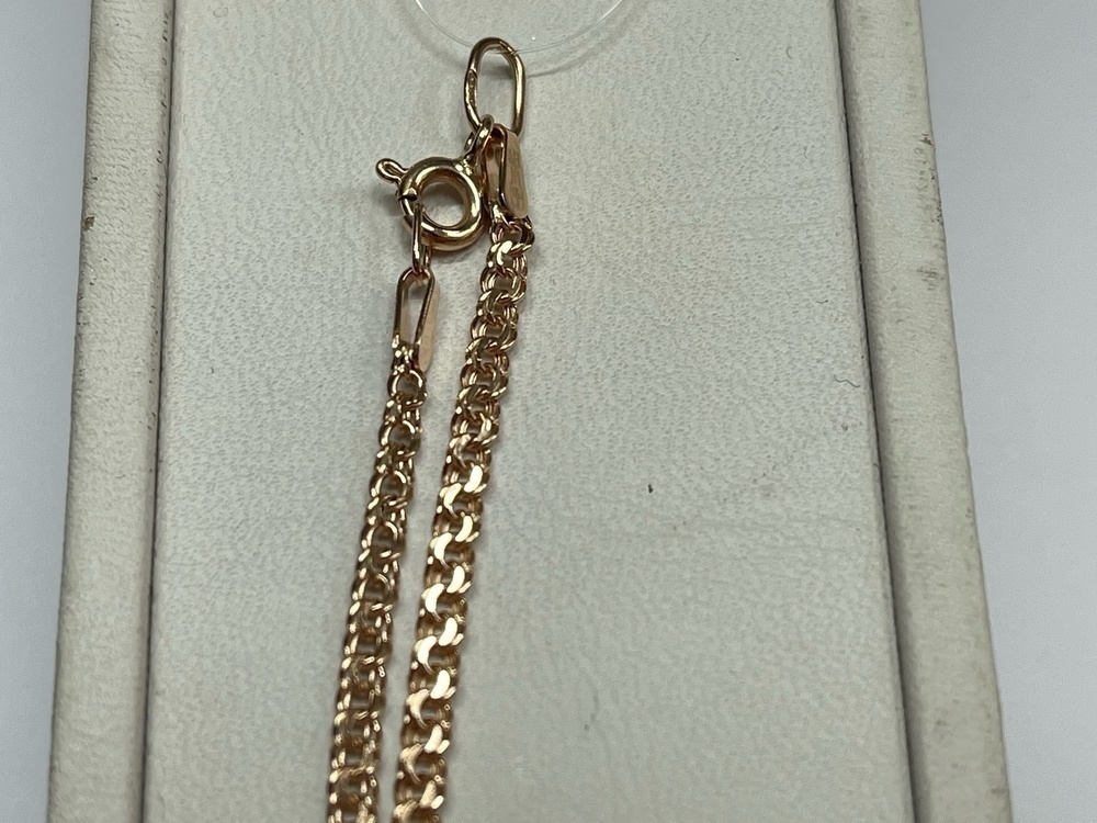 ЦЕПЬ ПУСТОТЕЛАЯ Бисмарк (Au 585)