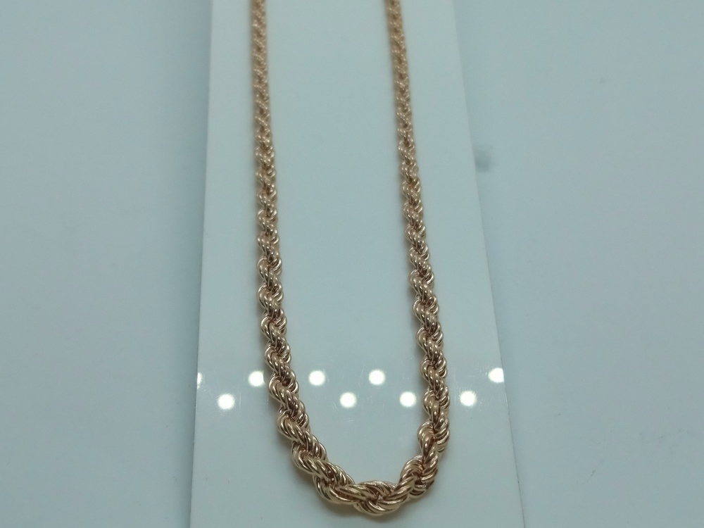 ЦЕПЬ ПОЛНОВЕСНАЯ Веревка (Au 585)