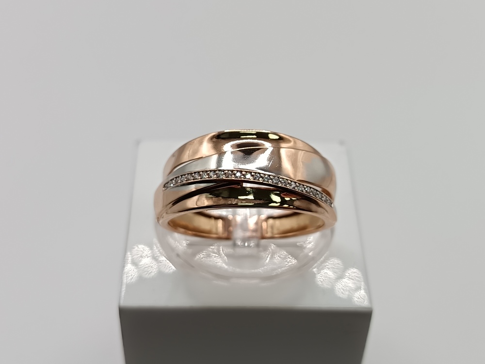 КОЛКМИ585 КОЛЬЦО С КАМНЯМИ (Au 585)