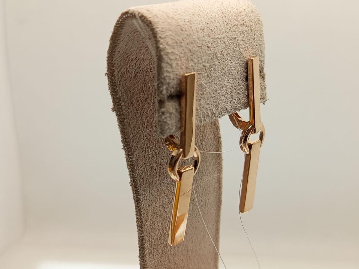 СЕРЬГИ БЕЗ КАМНЯ (Au 585)