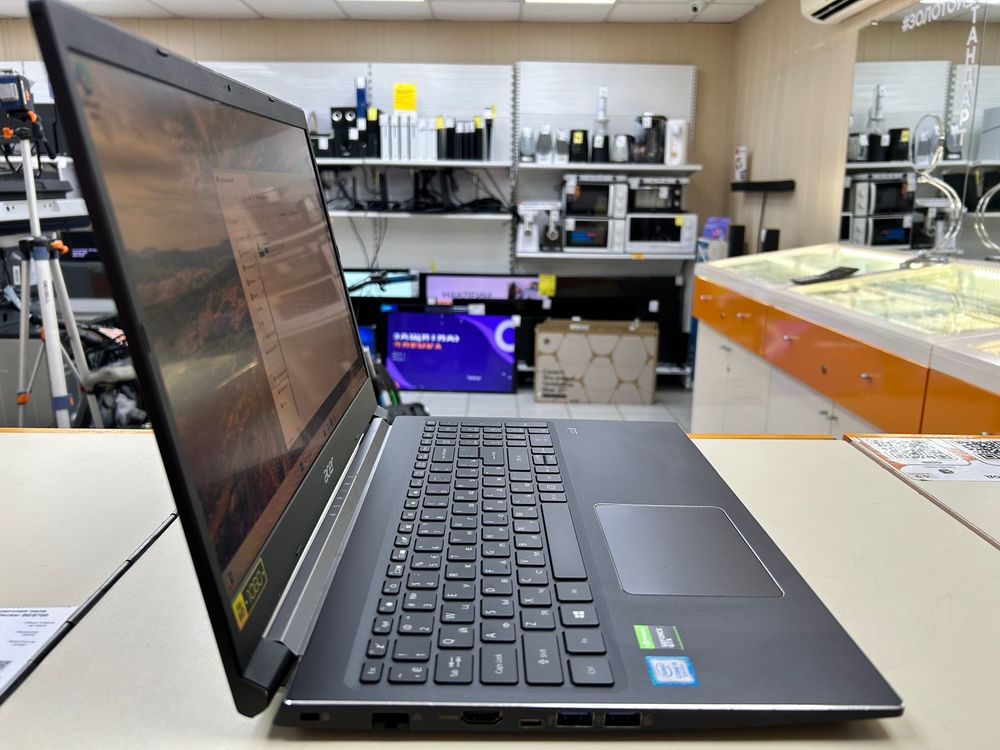 Ноутбук Acer; Core i5-9300H, GeForce GTX 1650, 8 Гб, 500 Гб, Нет