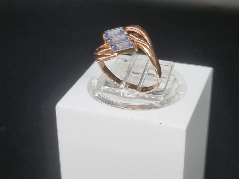 КОЛКМИ585 КОЛЬЦО С КАМНЯМИ (Au 585)