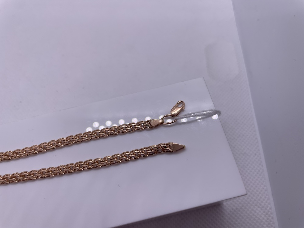 БЛБ585 БРАСЛЕТ ПОЛНОВЕСНЫЙ Бисмарк (Au 585)