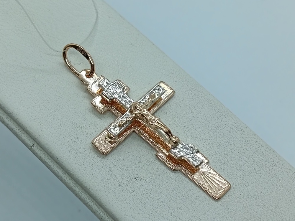 ПОДВЕСКА КРЕСТ (Au 585)