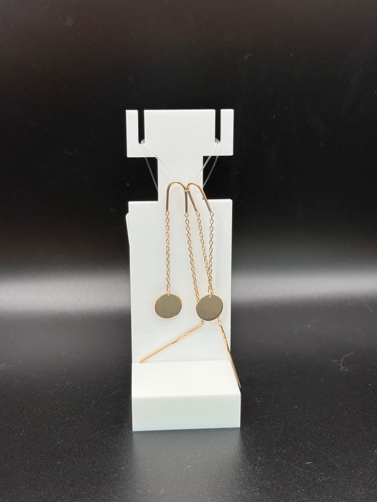 СЕРЬГИ ПРОДЕВКИ без камня (Au 585)