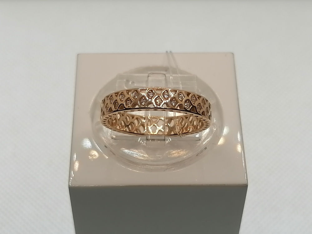 04-61-0209-00 КОЛЬЦО С КАМНЯМИ (Au 585)