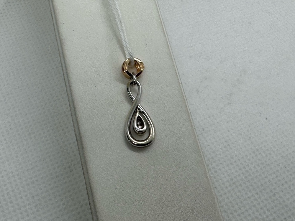 ПОДКМИ585 ПОДВЕСКА С КАМНЯМИ (Au 585)