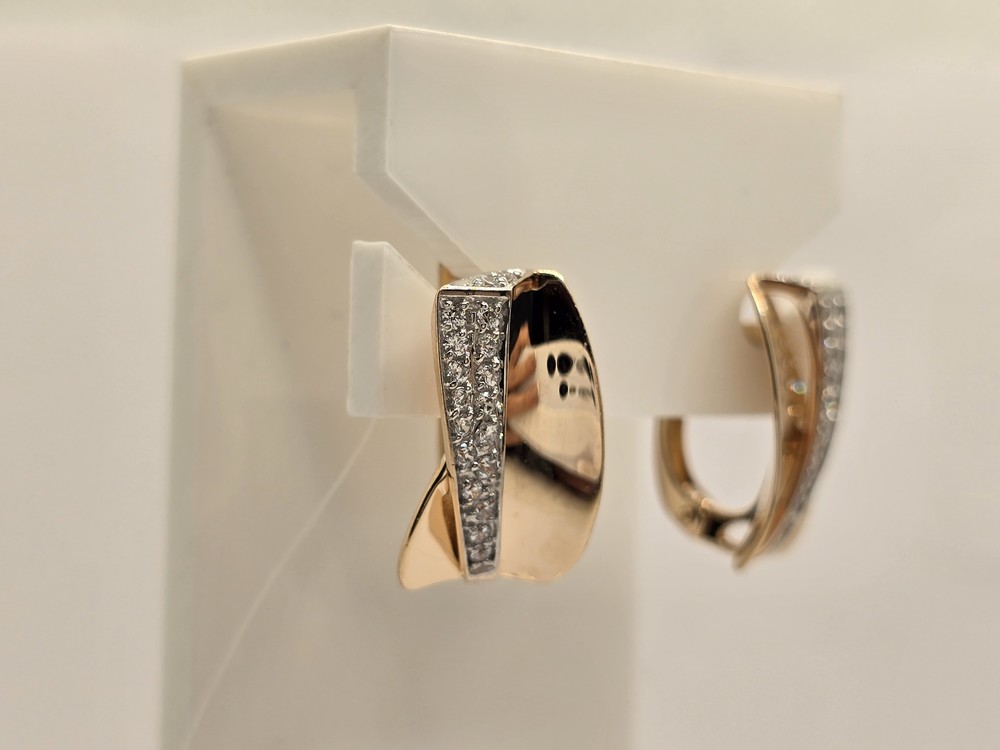 СЕРЬГИ С КАМНЯМИ (Au 585)