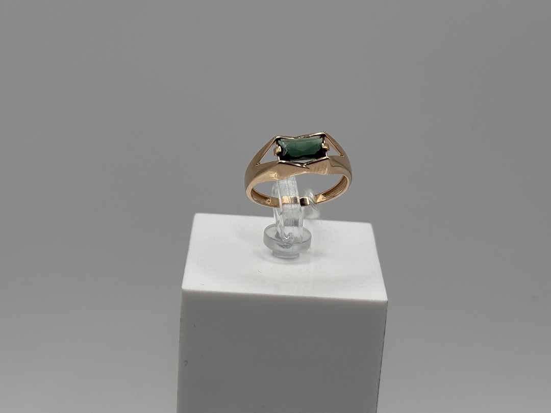 КОЛКМ585 КОЛЬЦО С КАМНЕМ (Au 585)