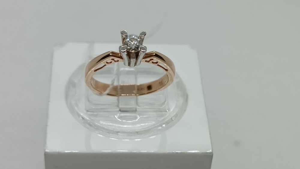 КОЛЬЦО БРИЛЛИАНТ Au 585