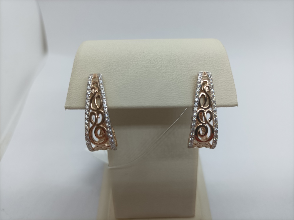 СЕРЬГИ С КАМНЯМИ (Au 585)