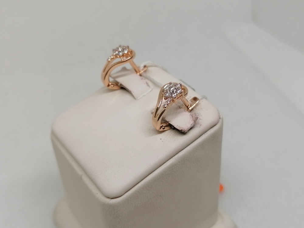 СЕРЬГИ С КАМНЯМИ (Au 585)