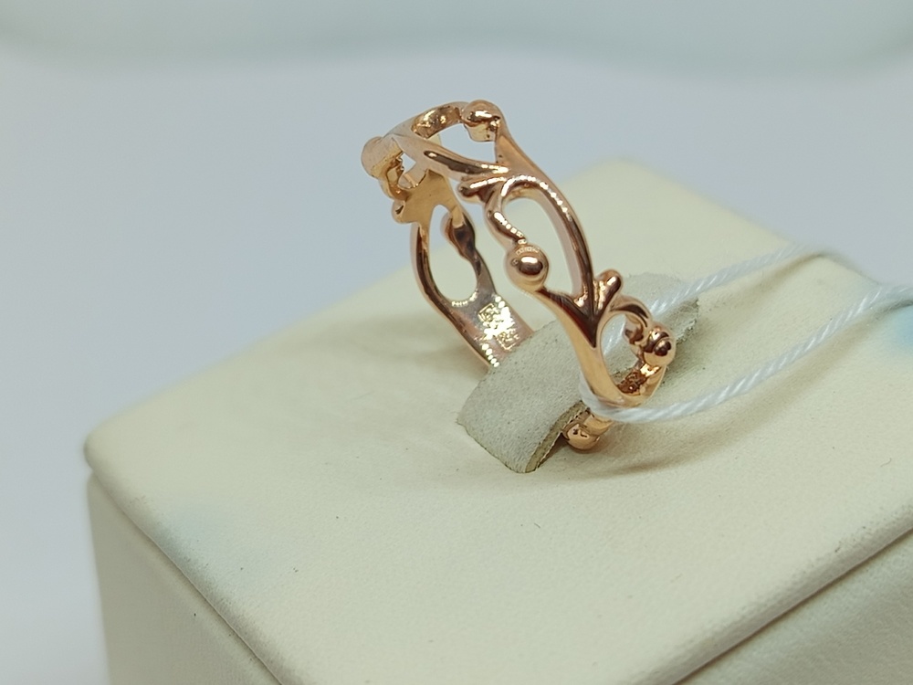 КОЛБКМ585 КОЛЬЦО БЕЗ КАМНЯ (Au 585)