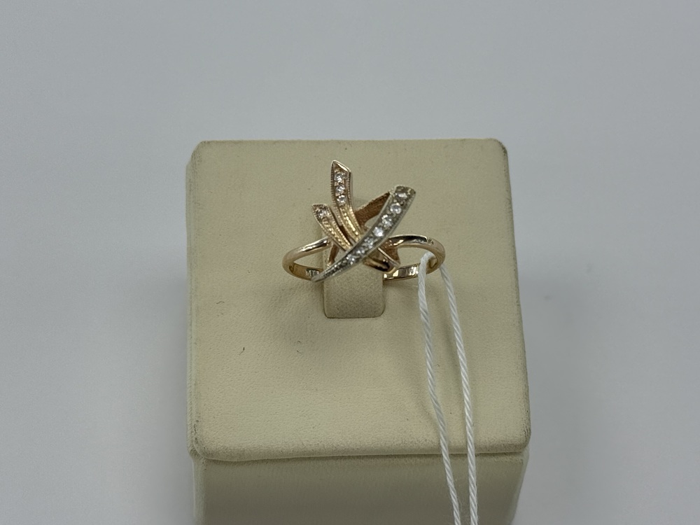 КОЛКМИ585 КОЛЬЦО С КАМНЯМИ (Au 585)