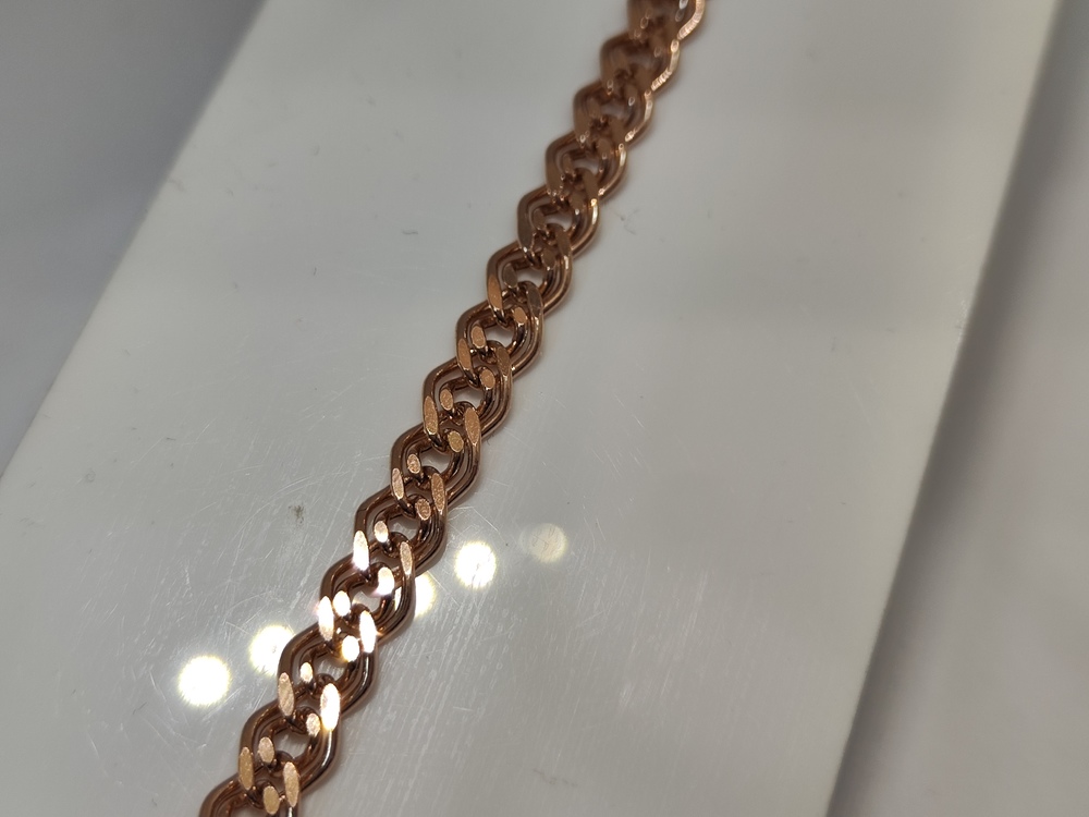 БРАСЛЕТ ПУСТОТЕЛЫЙ Нона (Au 585)