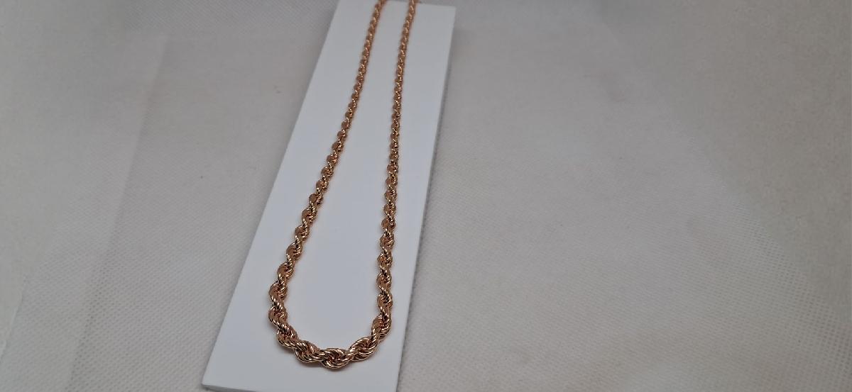 ЦЛВР585 ЦЕПЬ ПОЛНОВЕСНАЯ Веревка (Au 585)