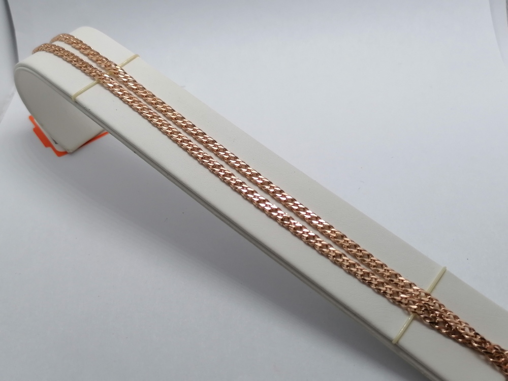 ЦЛР2585 ЦЕПЬ ПОЛНОВЕСНАЯ Ромб двойной (Au 585)