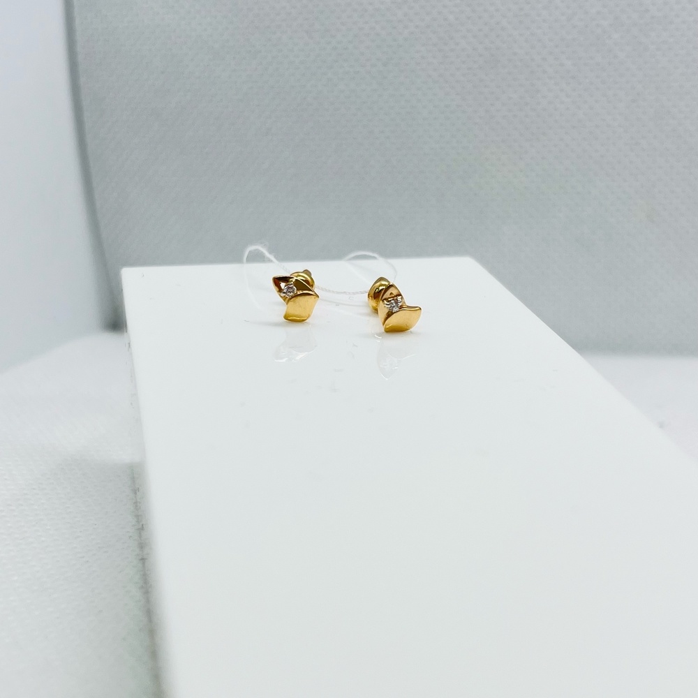 СПУС585 СЕРЬГИ ПУСЕТЫ (Au 585)