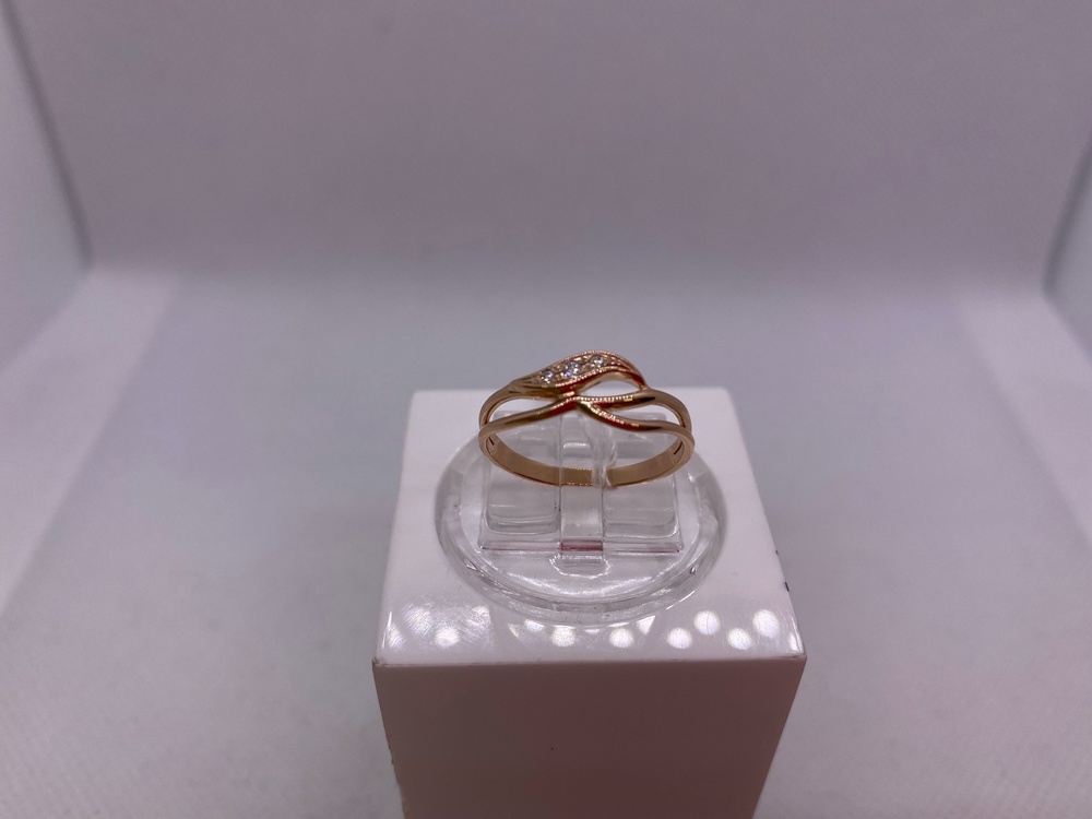 КОЛКМИ585 КОЛЬЦО С КАМНЯМИ (Au 585)