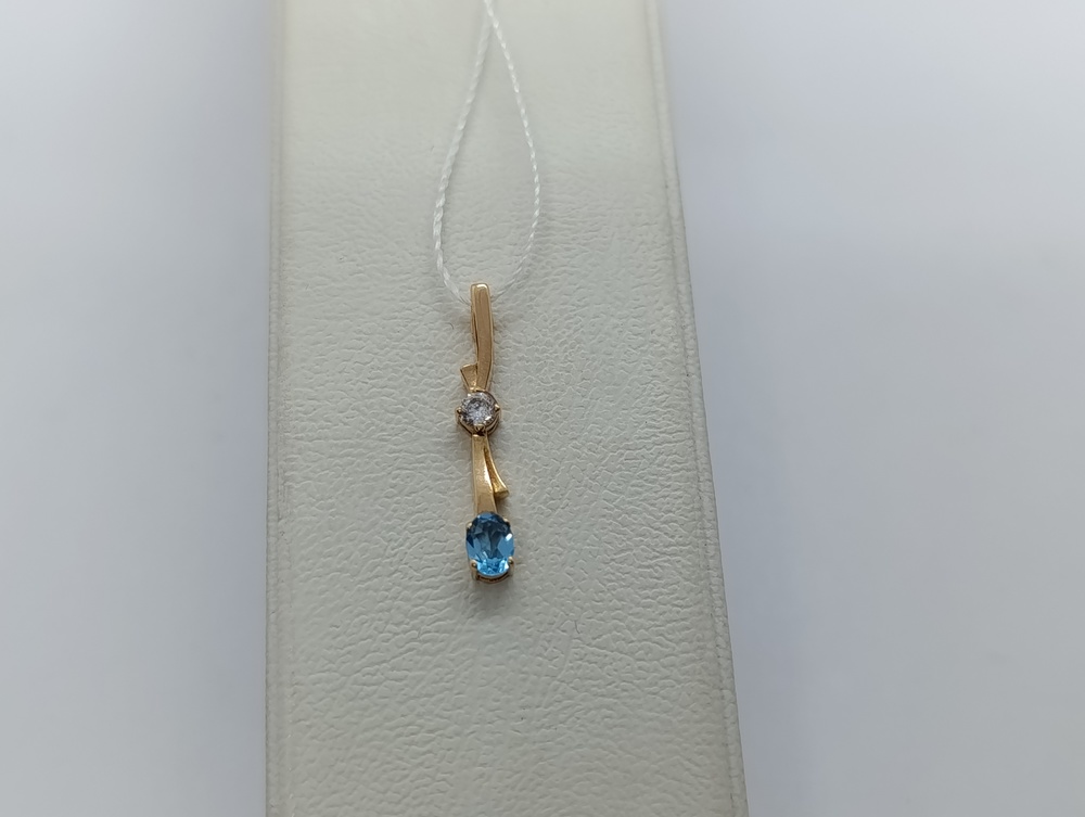 ПОДВЕСКА С КАМНЯМИ (Au 585)