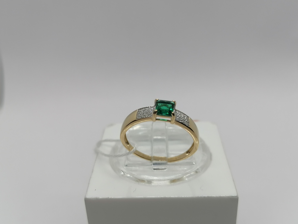 КОЛКМИ585 КОЛЬЦО С КАМНЯМИ (Au 585)