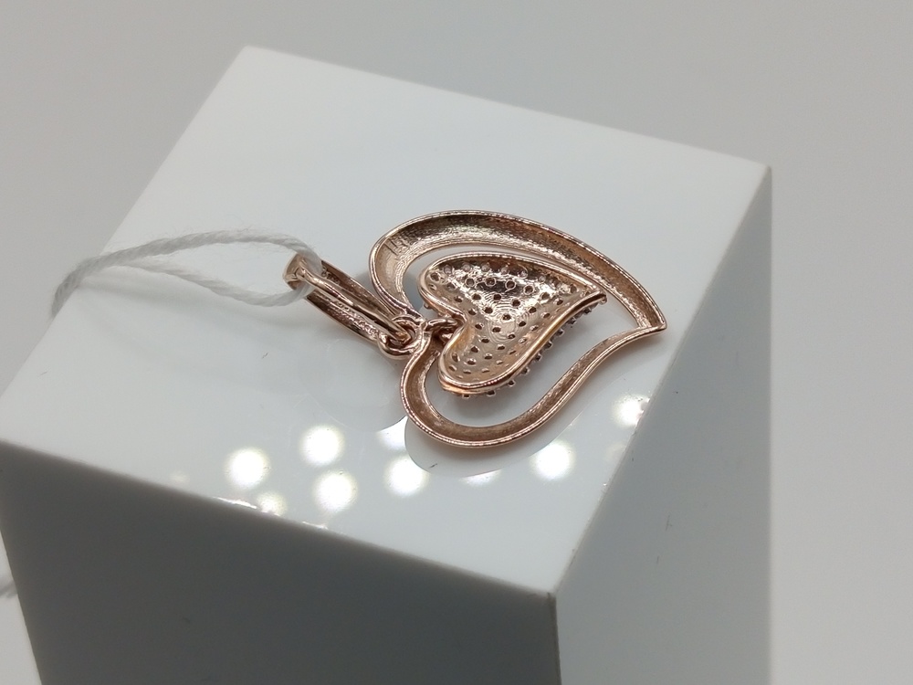 ПОДКМИ585 ПОДВЕСКА С КАМНЯМИ (Au 585)