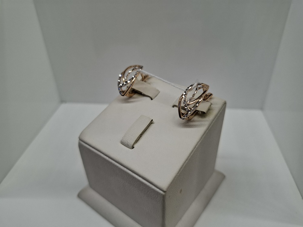 СБКМ585 СЕРЬГИ БЕЗ КАМНЯ (Au 585)