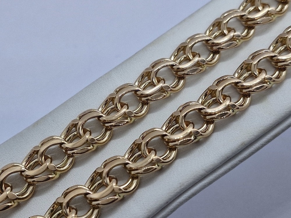 ЦЕПЬ ПОЛНОВЕСНАЯ Бисмарк (Au 585)