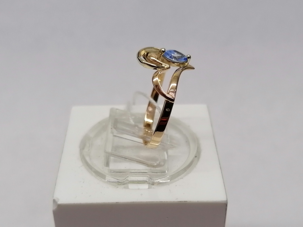 КОЛЬЦО С КАМНЕМ (Au 585)