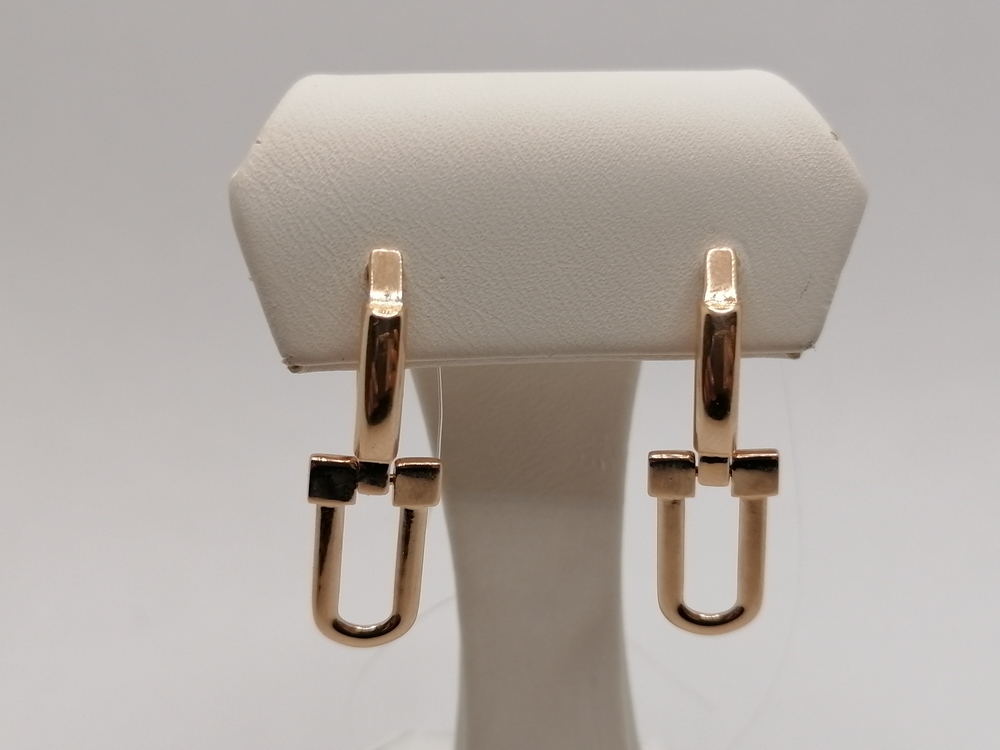 СЕРЬГИ БЕЗ КАМНЯ (Au 585)