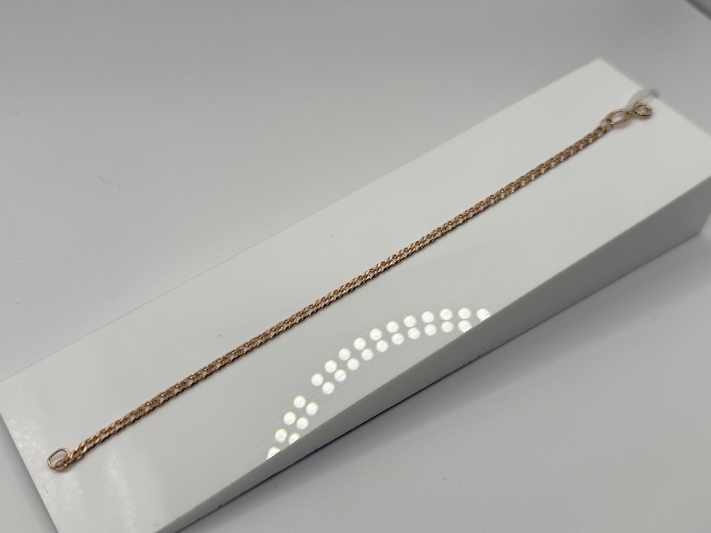 БРАСЛЕТ ПОЛНОВЕСНЫЙ Ромб двойной Au 585