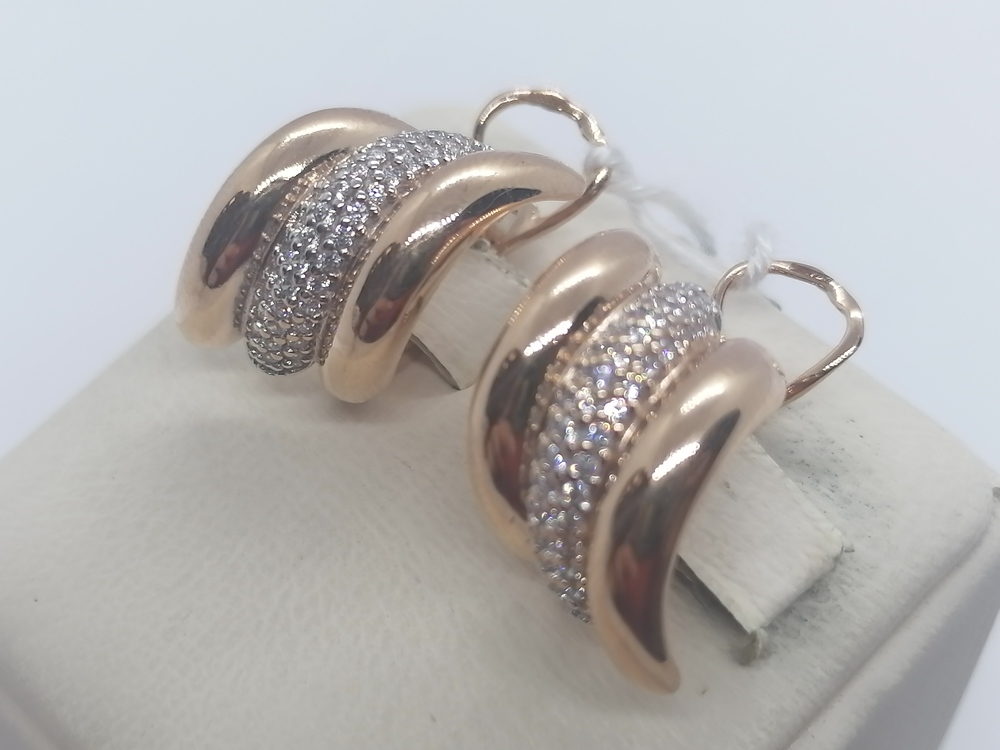 СЕРЬГИ С КАМНЯМИ (Au 585)