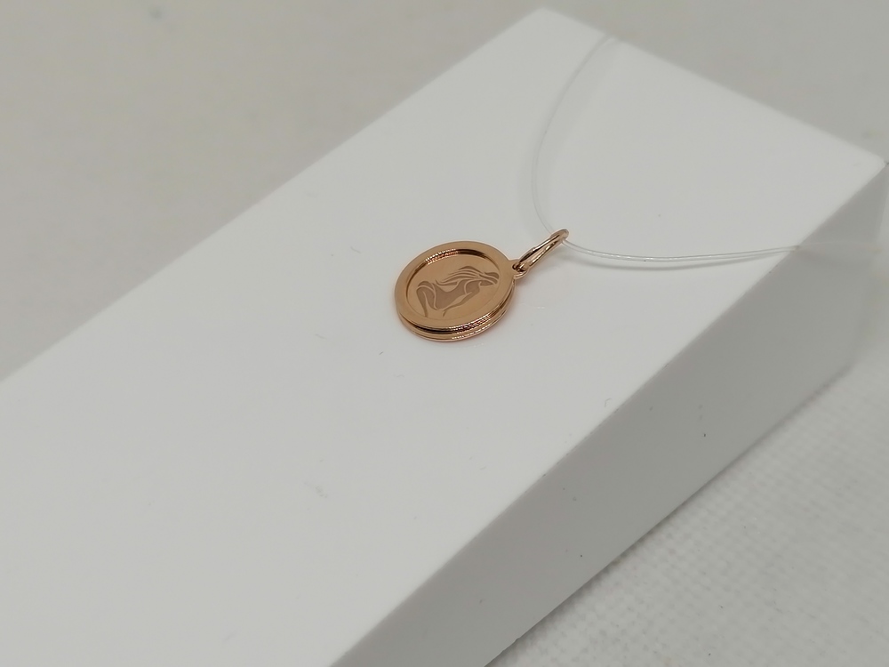 ПОДВЕСКА ЗНАК ЗОДИАКА ДЕВА (Au 585)