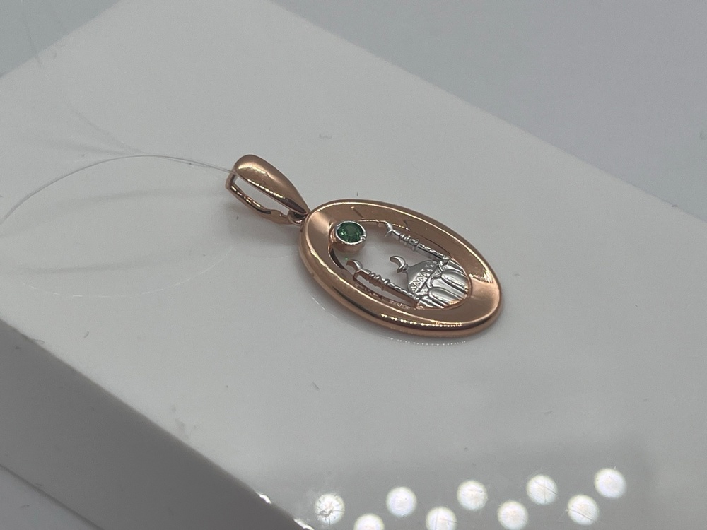 ПОДВЕСКА МЕЧЕТЬ с камнем (Au 585)