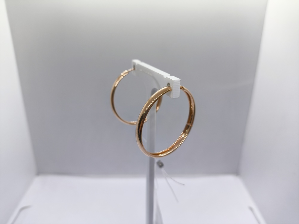 00-52-0255-5-00 СЕРЬГИ КОНГО (Au 585)