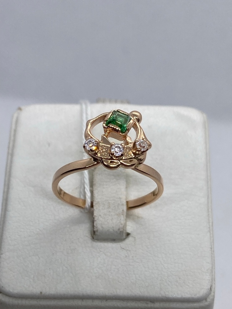 КОЛКМИ585 КОЛЬЦО С КАМНЯМИ (Au 585)