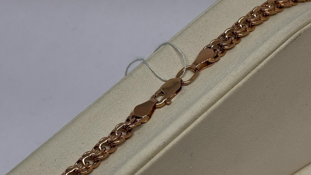 ЦЕПЬ ПУСТОТЕЛАЯ Бисмарк (Au 585)