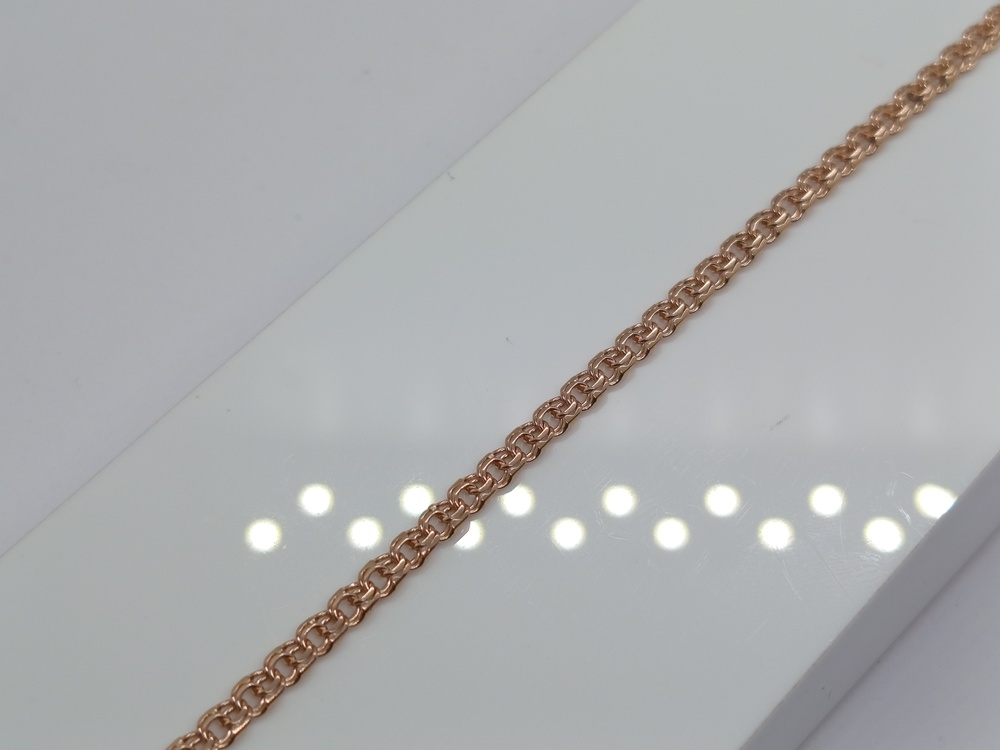 БЛБ585 БРАСЛЕТ ПОЛНОВЕСНЫЙ Бисмарк (Au 585)