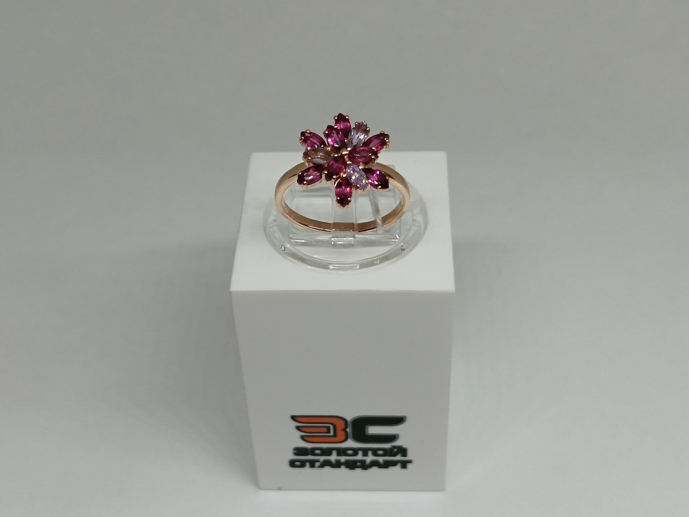 КОЛКМИ585 КОЛЬЦО С КАМНЯМИ (Au 585)