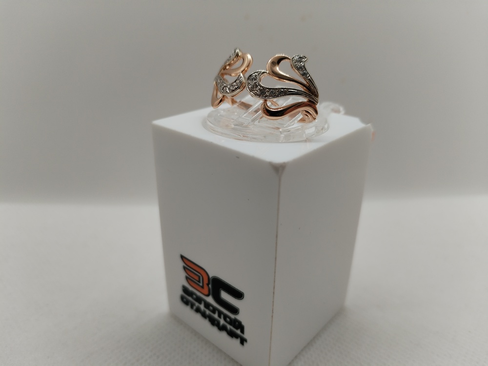 СКМИ585 СЕРЬГИ С КАМНЯМИ (Au 585)