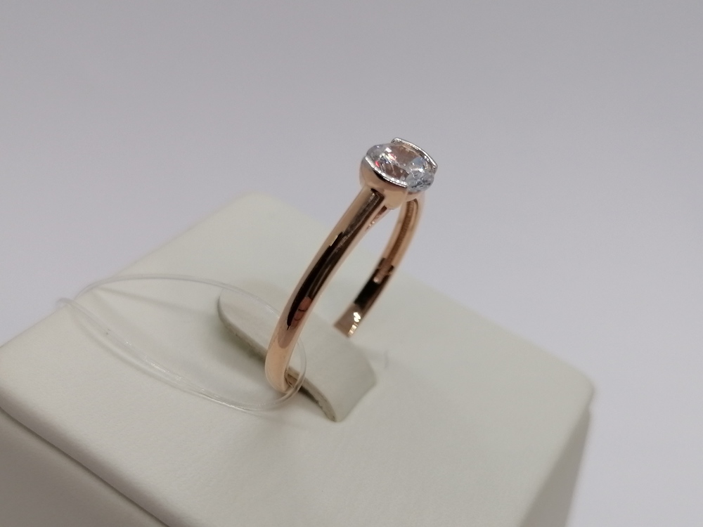 КОЛЬЦО С КАМНЕМ (Au 585)