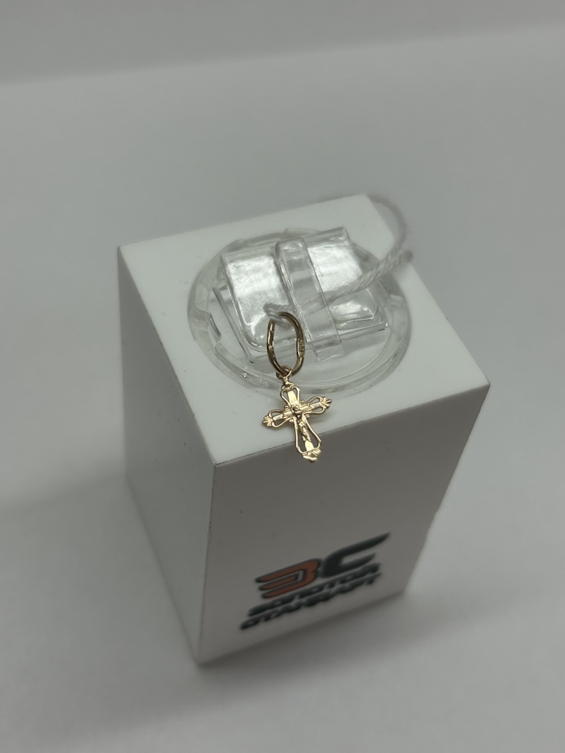 ПОДВЕСКА КРЕСТ БЕЗ КАМНЯ (Au 585)