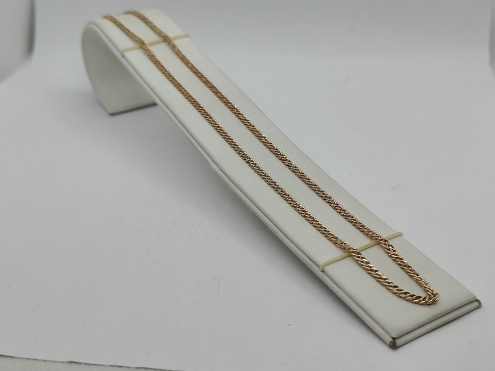 ЦЕПЬ ПУСТОТЕЛАЯ Ромб двойной (Au 585)