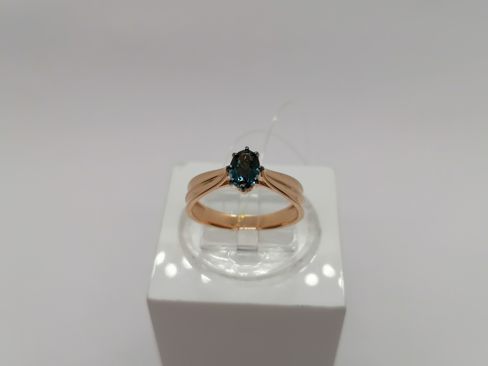 КОЛЬЦО ЛОНДОН ТОПАЗ (Au 585)