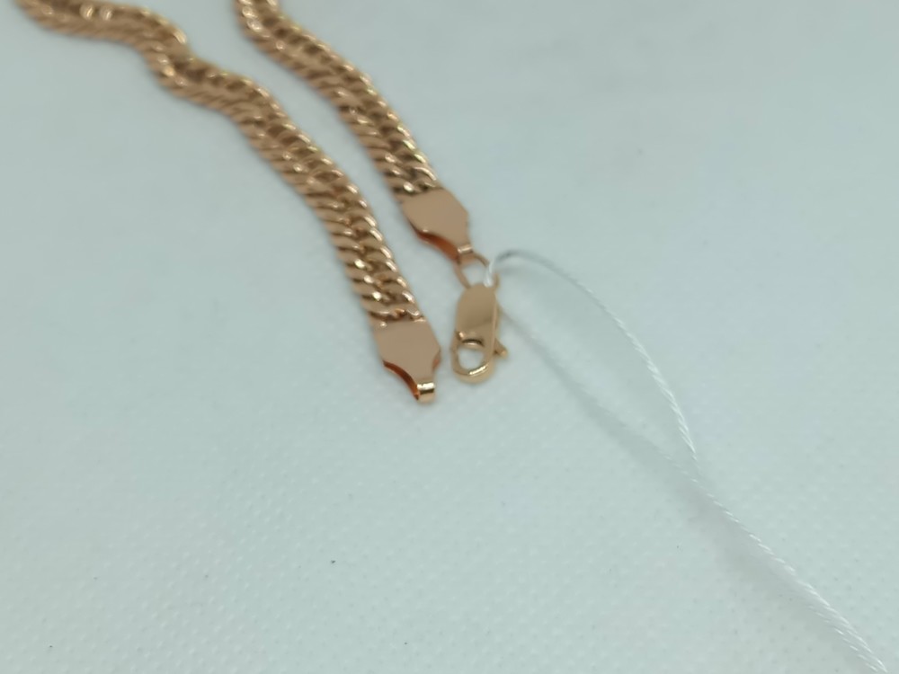 БРАСЛЕТ ПУСТОТЕЛЫЙ Панцирное Au 585