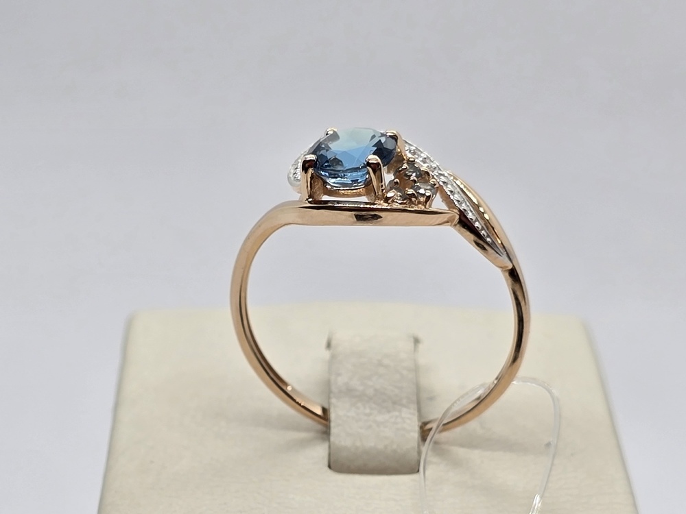 КОЛЬЦО ТОПАЗ (Au 585)