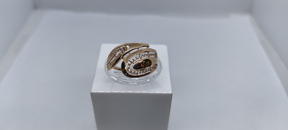 КОЛКМИ585 КОЛЬЦО С КАМНЯМИ (Au 585)