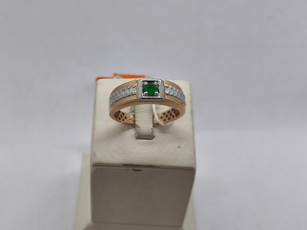 ПЕЧАТКА С КАМНЕМ (Au 585)