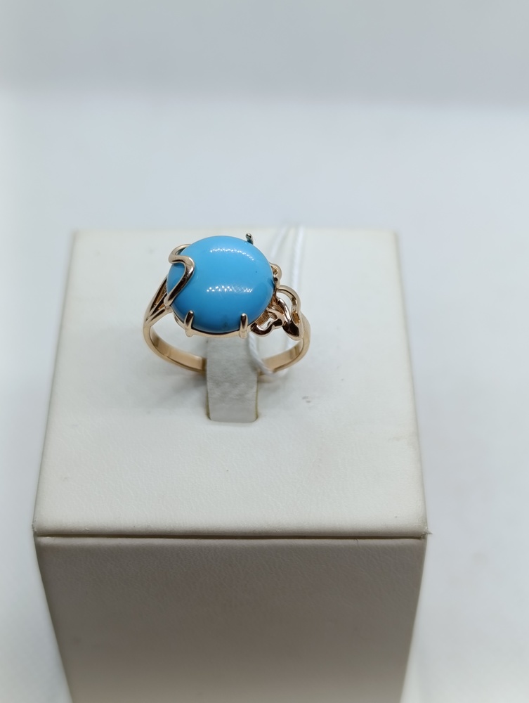 КОЛКМ585 КОЛЬЦО С КАМНЕМ (Au 585)